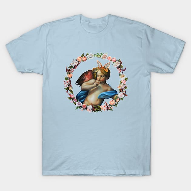 Cupid in Spring T-Shirt by HighArt